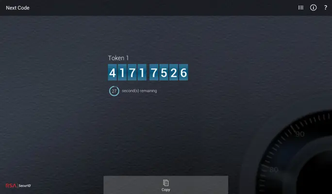 RSA SecurID android App screenshot 0